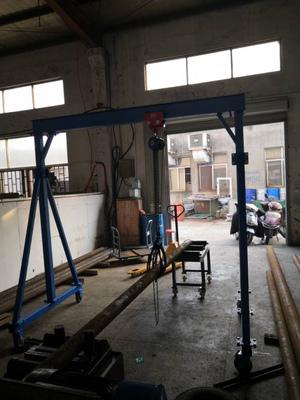 用户夸赞小型移动龙门架的确很实用